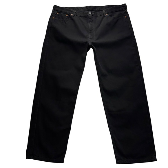 Levi's 550 Black Relaxed Fit‎ 48x32 Big & Tall Men Jeans #314 - Picture 1 of 10